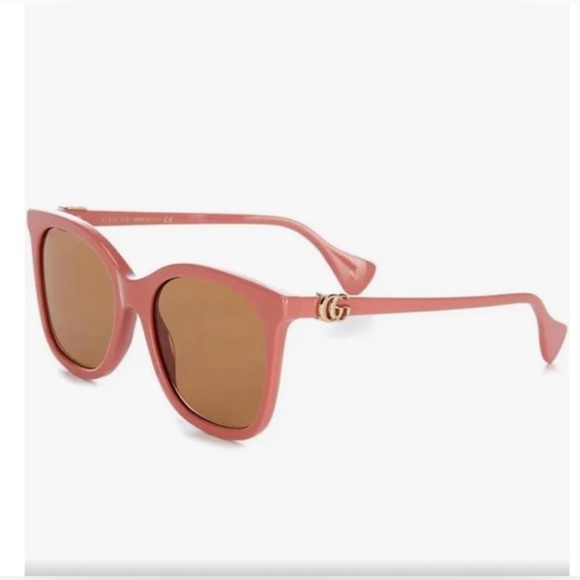 Gucci GG1071S pink round frame sunglasses‎ new